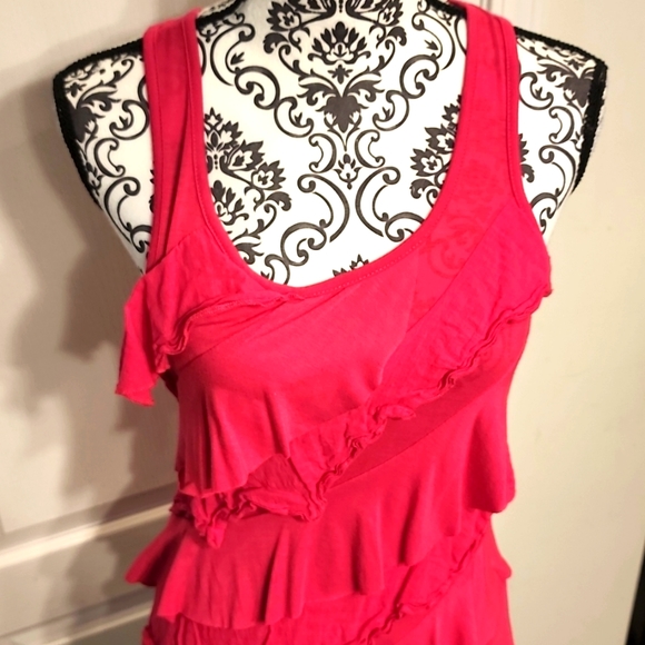 Eyelash Coture Racerback Ruffle Tank - Picture 4 of 5